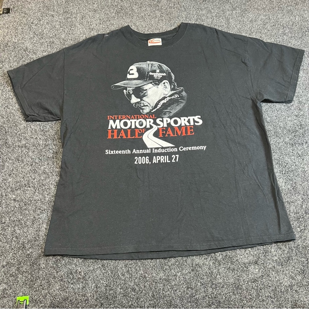 Dale Earnhardt NASCAR Legend Hall of Fame 2006 T Shirt 2XL